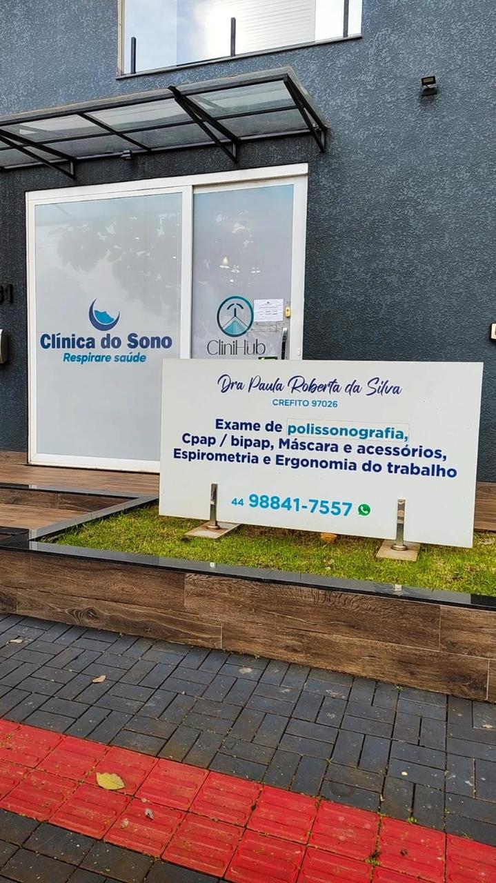 Fachada da Clínica do Sono Respirare em Campo Mourão